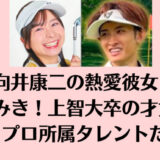 向井康二の熱愛彼女はなみき!上智大卒の才女でホリプロ所属タレントだった